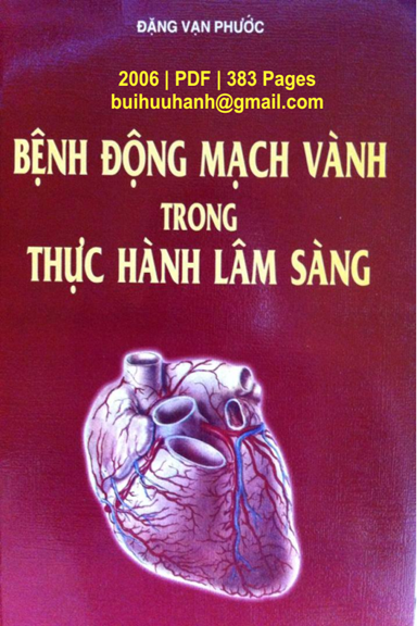Bệnh Động Mạch Vành Trong Thực Hành Lâm Sàng (NXB Y Học 2006) - Đặng Vạn  Phước, 383 Trang | Sách Việt Nam