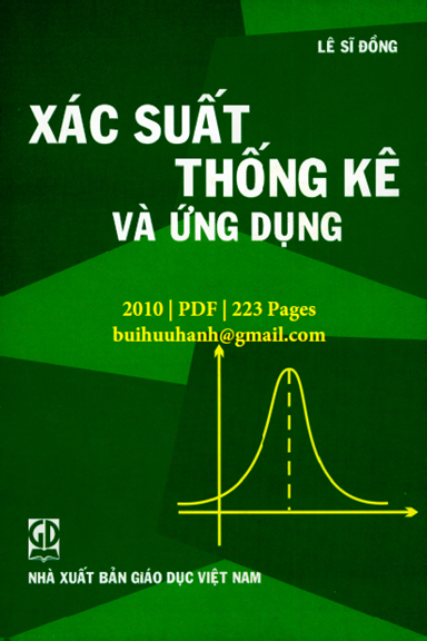 Xác Suất Thống Kê Và Ứng Dụng Nxb Giáo Dục 2010 Lê Sĩ Đồng 223